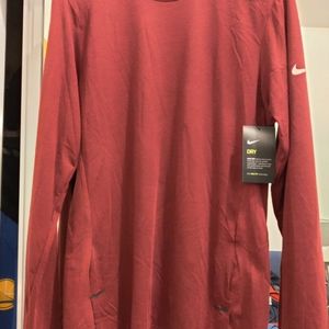 NWT - Maroon Nike Long Sleeve Dri-Fit Shirt